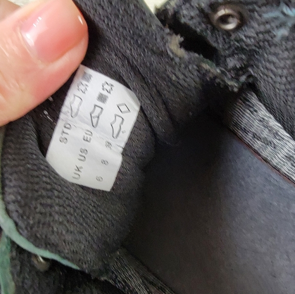 Hotter Goretex Blue Green Suede Leather Lace-Up Shoes Women's 8 - Picture 12 of 16